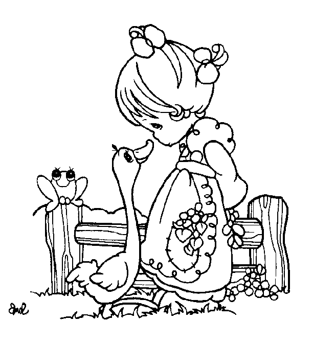 Coloriage 64 Precious moments