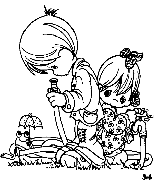 Coloriage 75 Precious moments