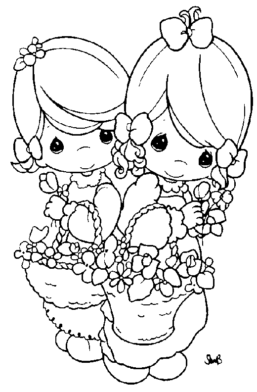 Coloriage 79 Precious moments