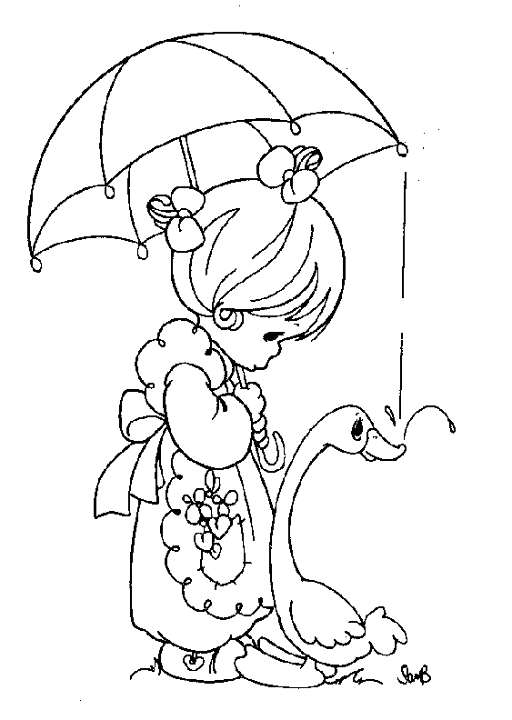 Coloriage 86 Precious moments