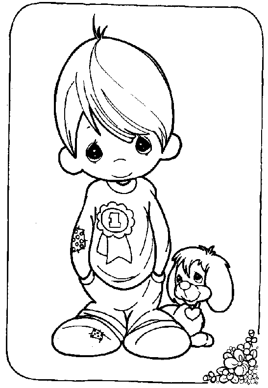 Coloriage 9 Precious moments