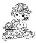 Coloriage Precious moments 33