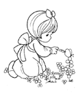 Coloriage Precious moments 67