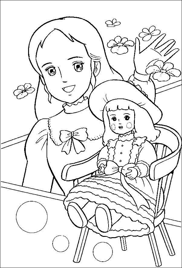 Coloriage 3 Princesse sarah