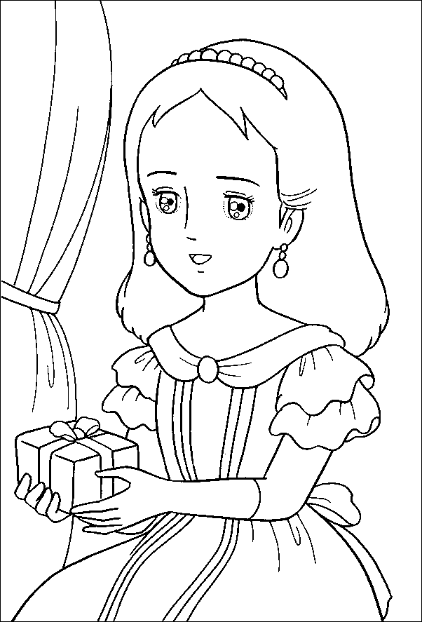 Coloriage 4 Princesse sarah