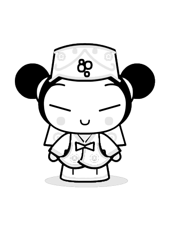Coloriage 14 Pucca