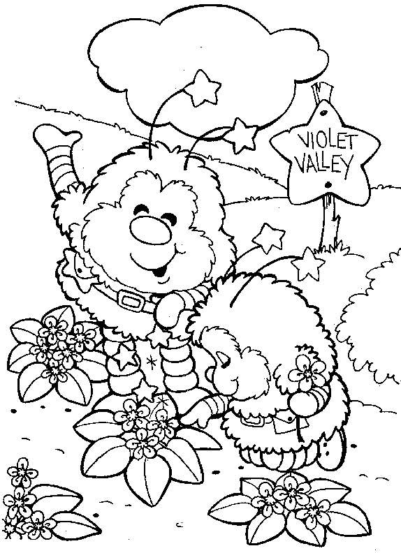 Coloriage 15 Rainbow bright