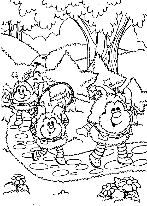 Coloriage 17 Rainbow bright