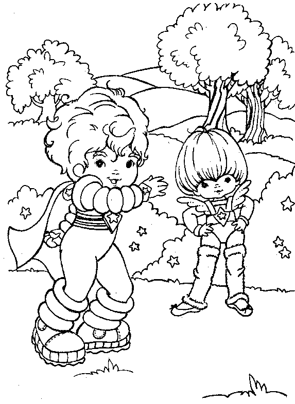 Coloriage 36 Rainbow bright