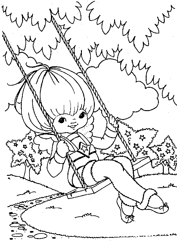 Coloriage 75 Rainbow bright