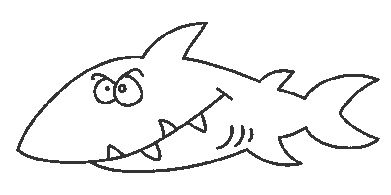 Coloriage 1 Requins