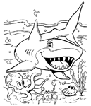 Coloriage Requins 13