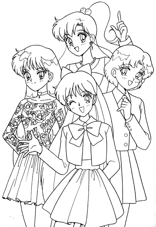 Coloriage 11 Sailor moon