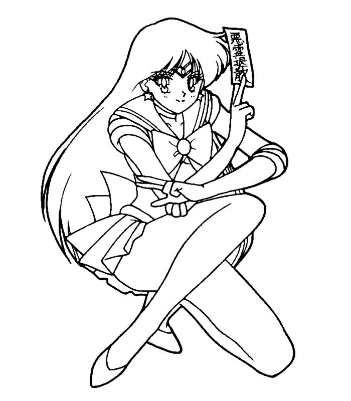 Coloriage 122 Sailor moon