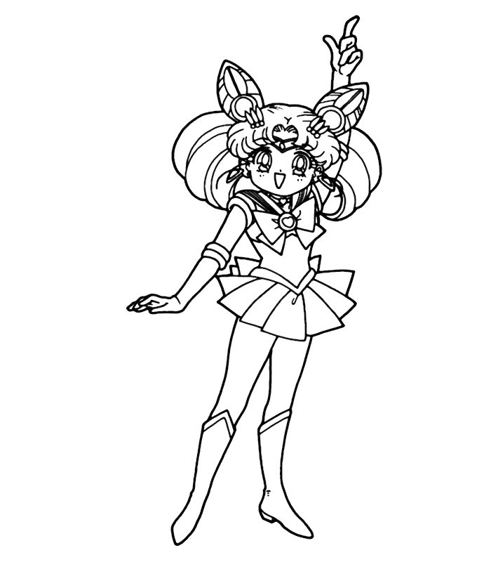 Coloriage 125 Sailor moon