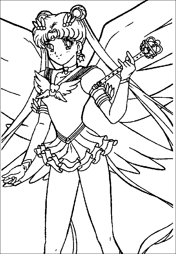 Coloriage 135 Sailor moon