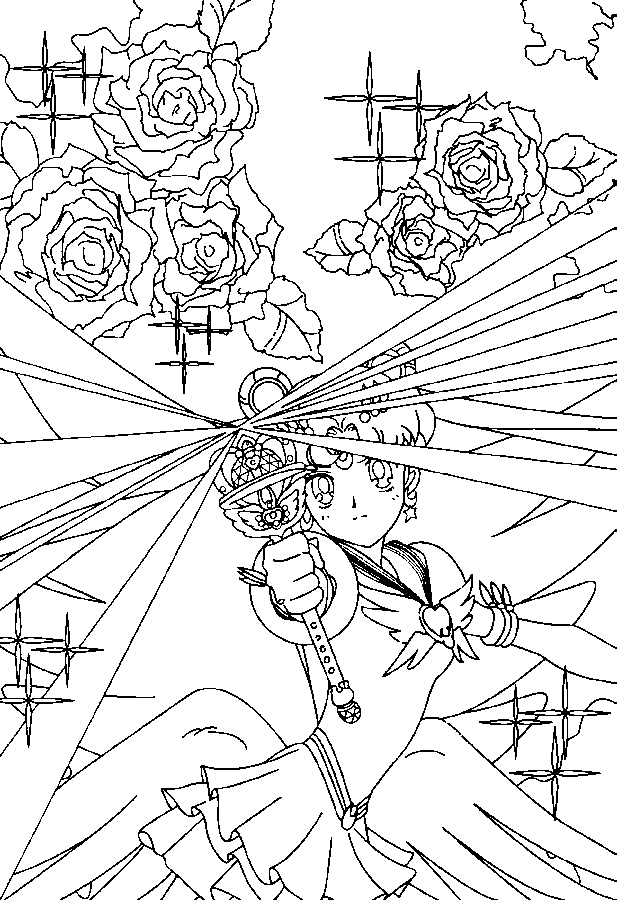Coloriage 136 Sailor moon