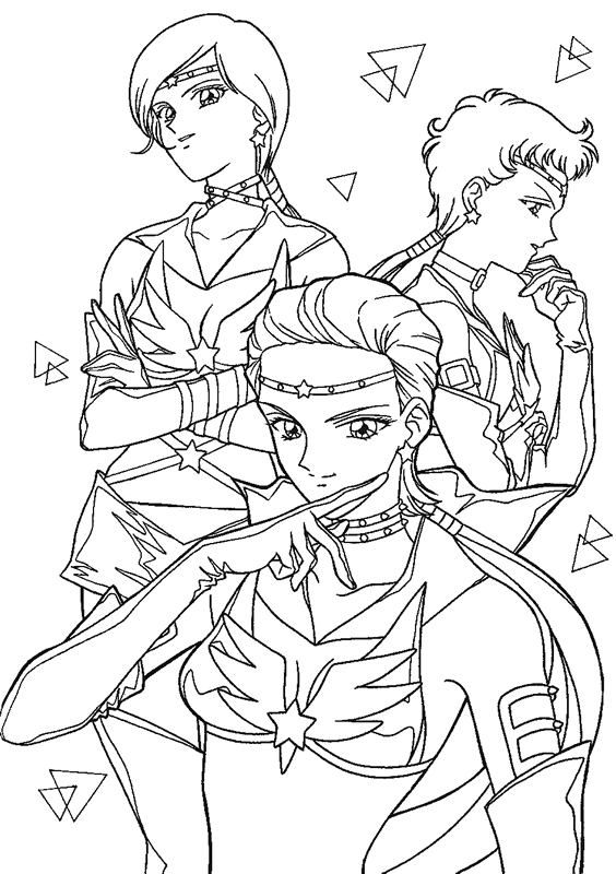 Coloriage 16 Sailor moon