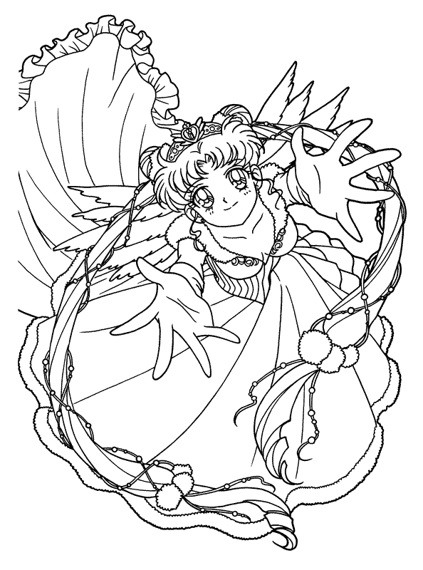 Coloriage 2 Sailor moon