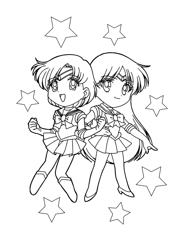 Coloriage 23 Sailor moon