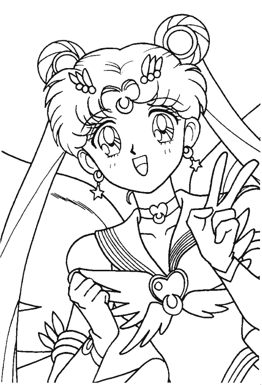 Coloriage 26 Sailor moon