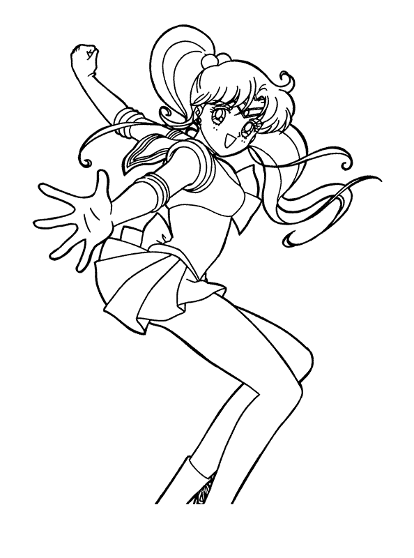 Coloriage 32 Sailor moon