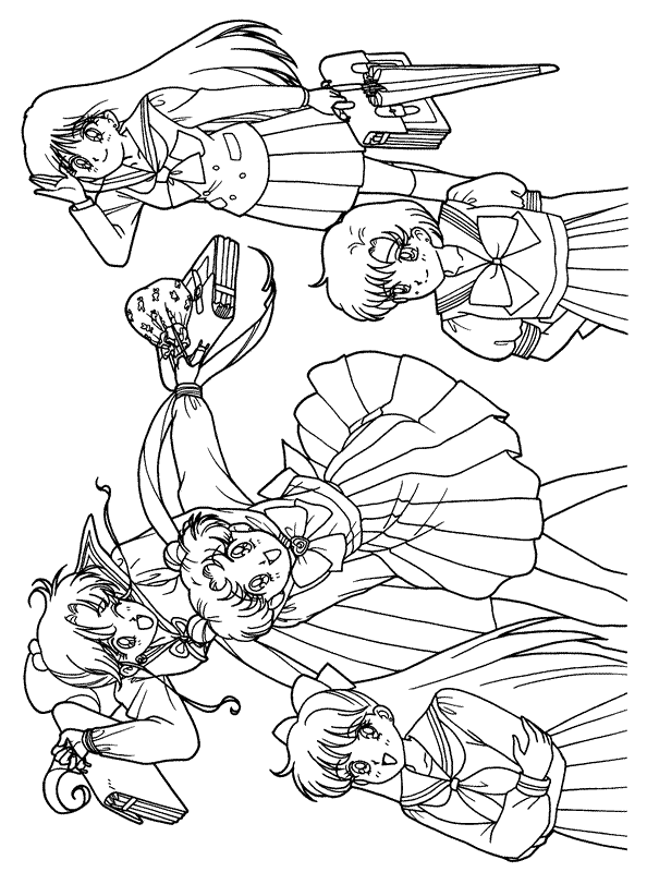Coloriage 36 Sailor moon