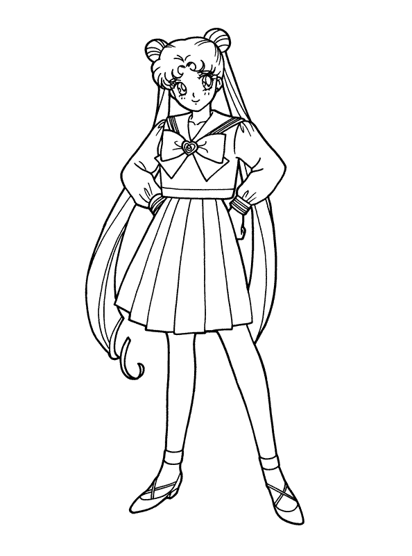 Coloriage 39 Sailor moon