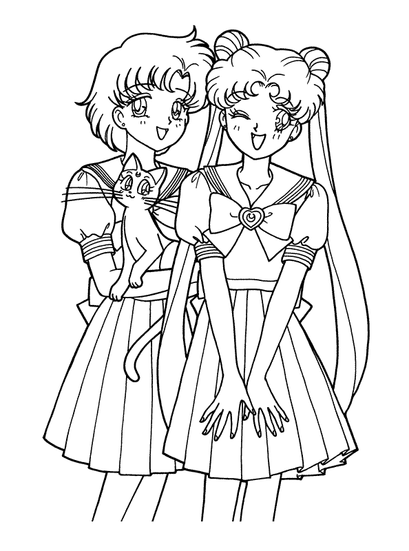 Coloriage 44 Sailor moon
