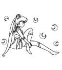 Coloriage Sailor moon 107