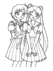 Coloriage Sailor moon 44