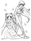 Coloriage Sailor moon 63