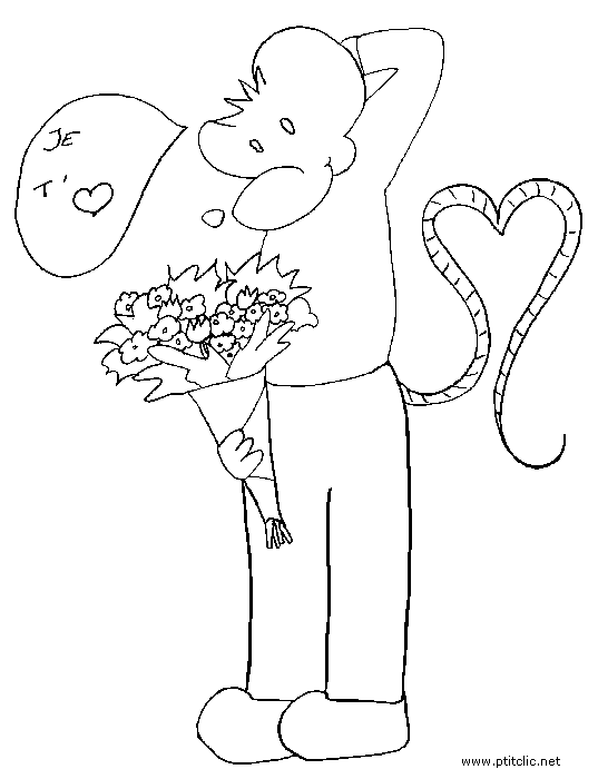 Coloriage 108 Saint-valentin