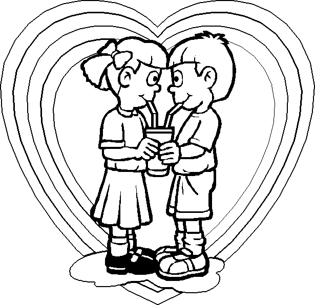 Coloriage 11 Saint-valentin