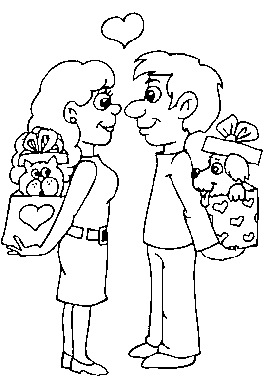 Coloriage 31 Saint-valentin