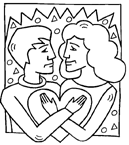 Coloriage Saint-valentin 25