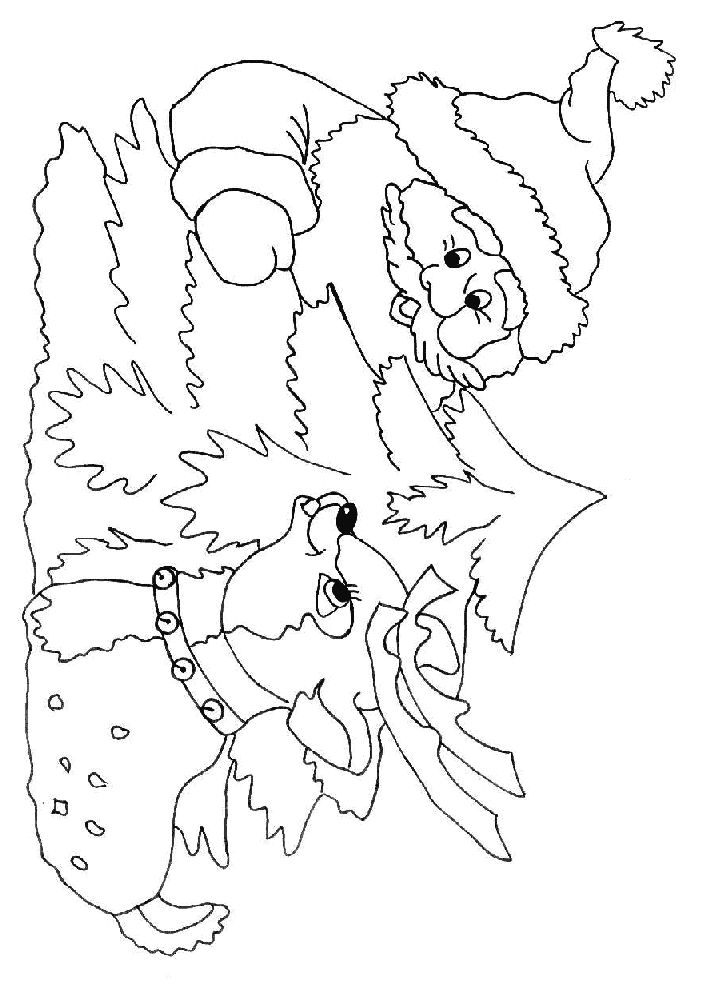 Coloriage 15 Santa claus