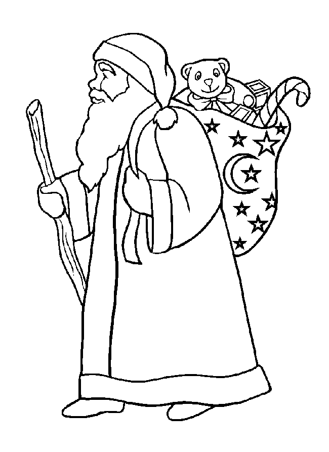 Coloriage 20 Santa claus