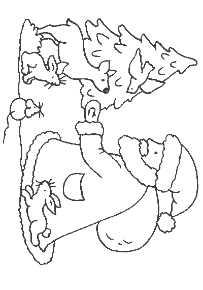 Coloriage 21 Santa claus