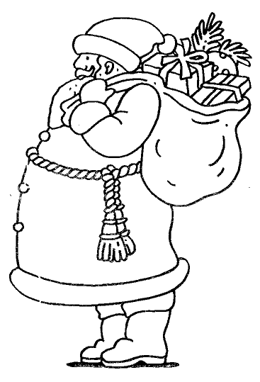 Coloriage 22 Santa claus