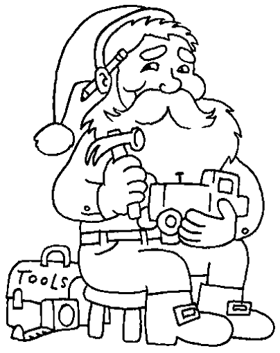 Coloriage 25 Santa claus