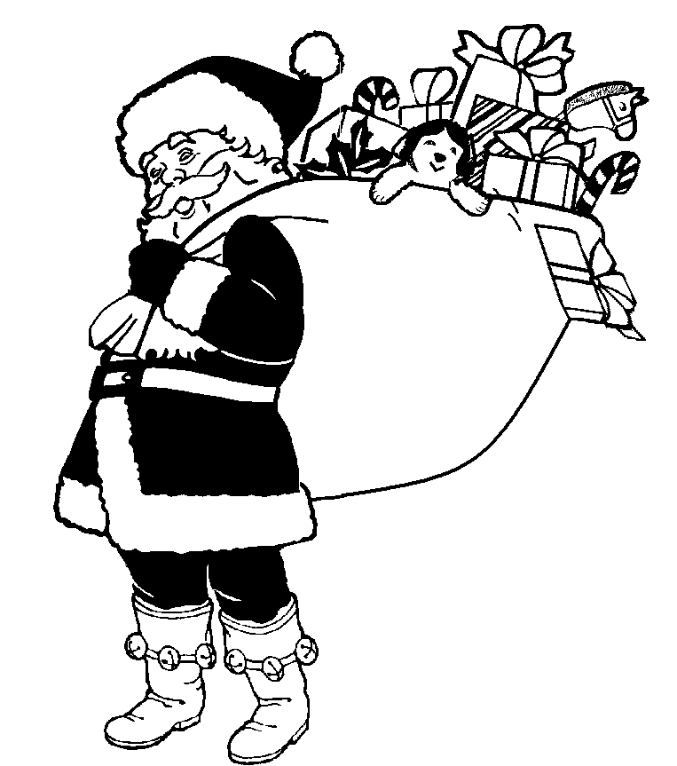 Coloriage 27 Santa claus