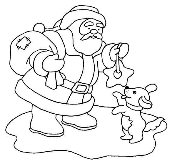 Coloriage 31 Santa claus