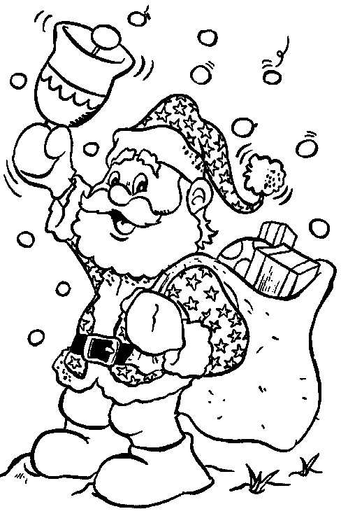 Coloriage 32 Santa claus