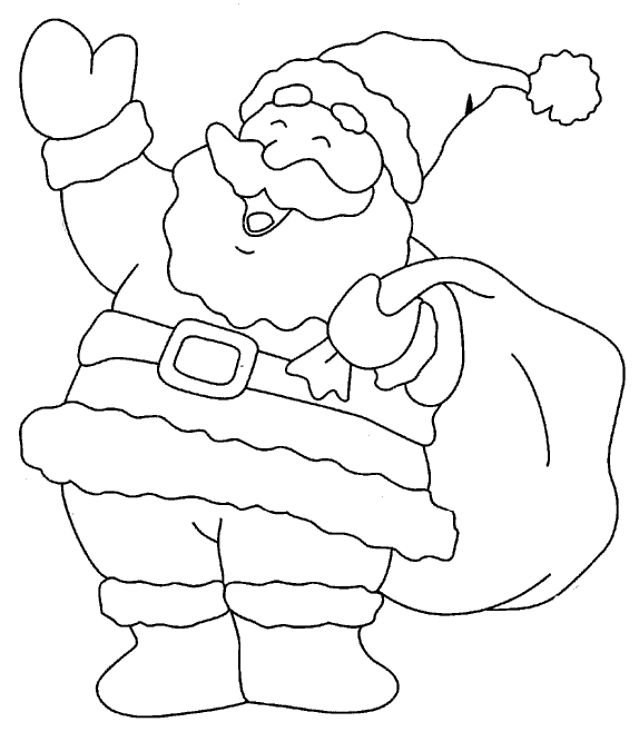 Coloriage 33 Santa claus