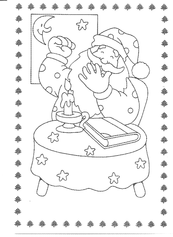 Coloriage 36 Santa claus