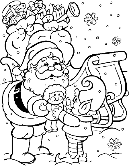 Coloriage 40 Santa claus