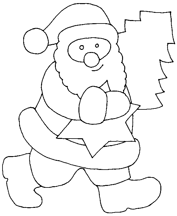 Coloriage 41 Santa claus