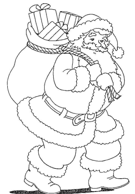 Coloriage 42 Santa claus