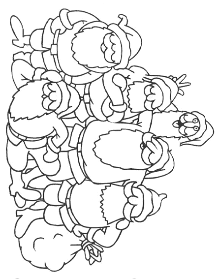 Coloriage 43 Santa claus